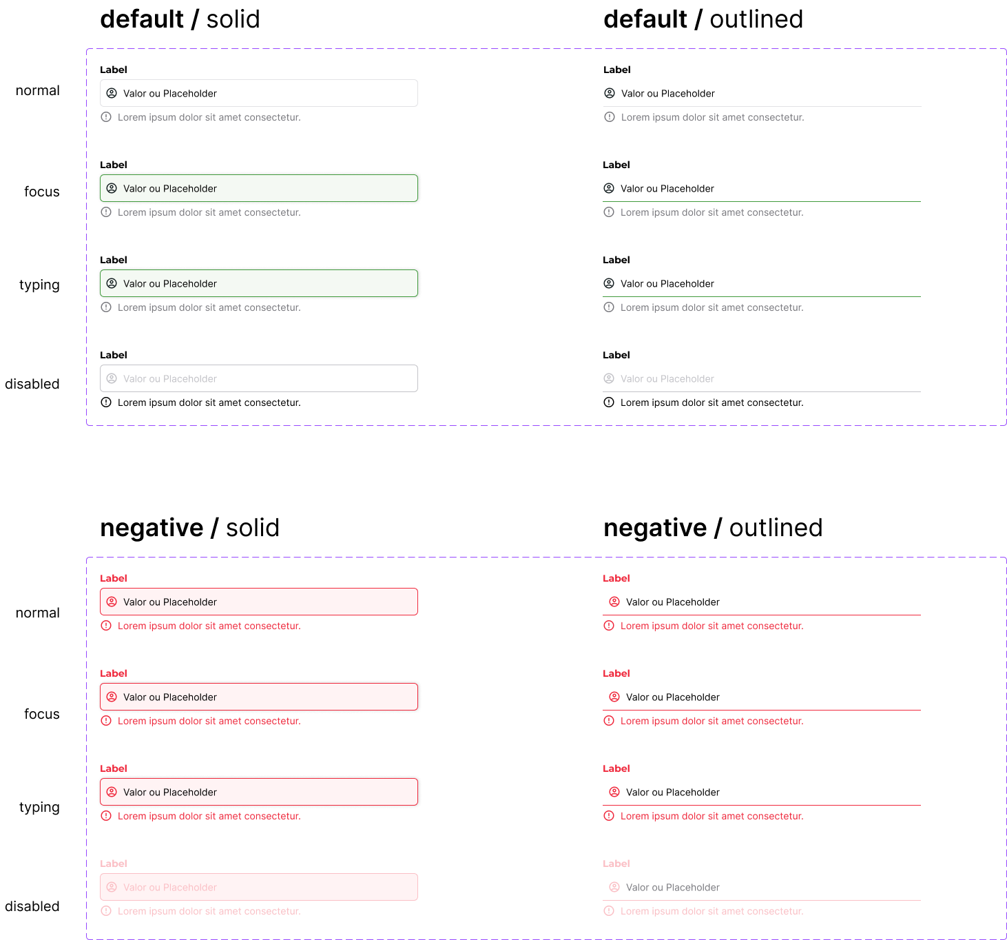 form specs